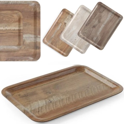 Taca do serwowania laminowana drewno 430 x 330 mm - Hendi 508879 Hendi