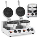 Gofrownica okrągła podwójna śr. gofra 185 mm 2600 W Royal Catering