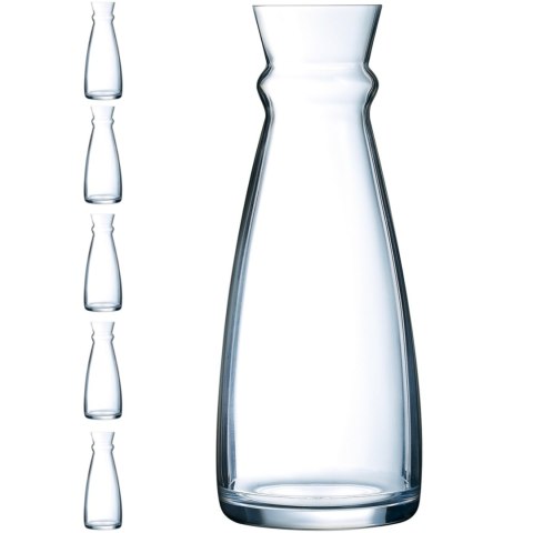 Karafka dzbanek szklany do wina wody napojów Arcoroc FLUID 1 l zestaw 6 szt. - Hendi L3965 Arcoroc Karafka dzbanek szklany do wina wody napojów Arcoroc FLUID 1 l zestaw 6 szt. - Hendi L3965 Arcoroc