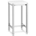 Kloc masarski rozbiorowy z polietylenu na stalowej podstawie 40 x 40 x 80 cm Royal Catering