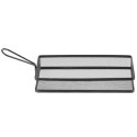 Koszyk do serwowania smażonych przekąsek frytek z uchwytem czarny 255x153x45 mm - Hendi 425657 Hendi