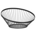 Koszyk miska druciana do owoców czarna z matową powłoką śr. 280 mm - Hendi 427088 Hendi