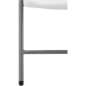 Krzesło cateringowe bankietowe ogrodowe składane 40 x 38 cm białe - 4 szt. Royal Catering