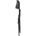 Krzesło cateringowe bankietowe ogrodowe składane 52 x 36 cm czarne - 4 szt. Royal Catering