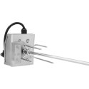 Rożen elektryczny obrotowy do grilla ze stali nierdzewnej 83 cm 2 obr./min Royal Catering