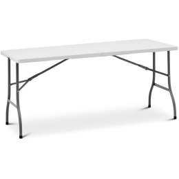 Stół cateringowy ogrodowy składany biały do 150 kg 152 x 70 x 74 cm Royal Catering