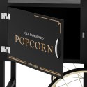 Wózek podstawa do maszyny do popcornu z szafką retro 51 x 37 cm - czarno-złoty Royal Catering