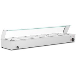 Bemar podgrzewacz do potraw bufet grzewczy z osłoną 5 x GN 1/2 2000 W Royal Catering