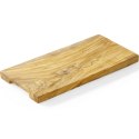 Deska do serwowania z drewna oliwnego prostokątna 300 x 150 x 18 mm - Hendi 505175 Hendi