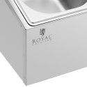 Ekspozytor stojak na pojemniki gastronomiczne 6 x GN 1/6 + pojemniki z pokrywkami Royal Catering