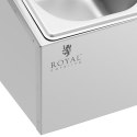 Ekspozytor stojak na pojemniki gastronomiczne 8 x GN 1/6 + pojemniki z pokrywkami Royal Catering