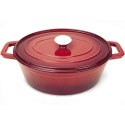 Garnek żeliwny emaliowany 4,4 l czerwony - Hendi 626849 Hendi