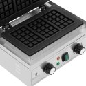 Gofrownica prostokątna na 3 gofry belgijskie TEFLON 1500 W Royal Catering