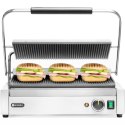 Grill elektryczny kontaktowy XL Pianini 548 x 415 mm 2700 W - Hendi 263624 Hendi