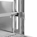 Grill węglowy z rożnem obrotowym elektrycznym do pieczenia prosiaka z osłoną 13 W 40 kg 137 cm Royal Catering