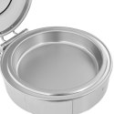 Podgrzewacz do potraw na pastę okrągły z pokrywą z okienkiem śr. 39 cm 5.8 l Royal Catering