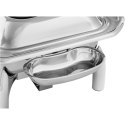 Podgrzewacz do potraw stołowy na pastę z pokrywą z okienkiem GN 1/1 8.5 l Royal Catering