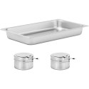 Podgrzewacz do potraw stołowy na pastę z wąską podstawą GN 1/1 8.5 l Royal Catering