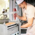 Podgrzewacz grill rolkowy do parówek hot-dogów z szufladą i osłoną - 5 rolek Royal Catering