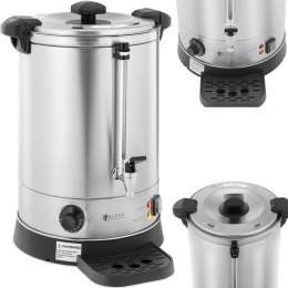 Warnik podgrzewacz do wody z podwójnymi ściankami i ociekaczem 13.5 L 2500 W srebrny Royal Catering