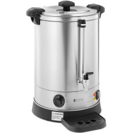 Warnik podgrzewacz do wody z podwójnymi ściankami i ociekaczem 13.5 L 2500 W srebrny Royal Catering