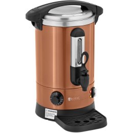 Warnik podgrzewacz do wody z podwójnymi ściankami i ociekaczem 6.1 L 1500 W pomarańczowy Royal Catering