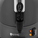 Zaparzacz do kawy herbaty z kranem i tacką ociekową 6 l 950 W szary Royal Catering
