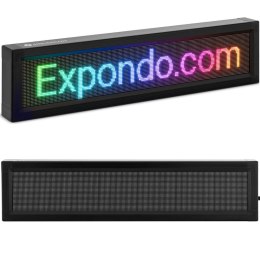 Reklama tablica świetlna 192 x 32 kolorowe diody LED 67 x 19 cm SINGERCON
