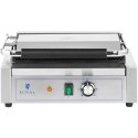 Grill kontaktowy elektryczny ryflowany 33 x 22 cm 2200 W Royal Catering