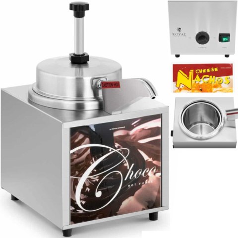 Podgrzewacz elektryczny do sosów czekolady z dozownikiem 4.5 l 500 W Royal Catering