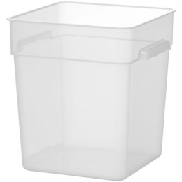Pojemnik spożywczy do przechowywania żywności z podziałką 17.2 l 290 x 290 x 320 mm - Hendi 870952 Hendi