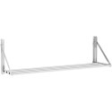 Półka ścienna składana ze stali nierdzewnej do 40 kg 120 x 30 cm Royal Catering