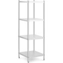 Regał metalowy magazynowy gastronomiczny do 200 kg 60 x 60 x 180 cm Royal Catering