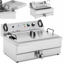 Smażalnik do pączków ryb frytek z ociekaczem 3000 W 16 l 230 V Royal Catering