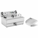 Smażalnik do pączków ryb frytek z ociekaczem 3000 W 16 l 230 V Royal Catering