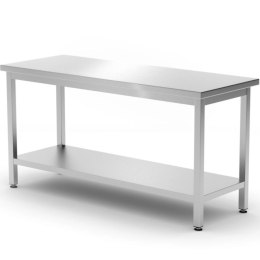 Stół blat roboczy centralny z półką Budget Line 1200 x 600 x 850 mm - Hendi 817179 Hendi