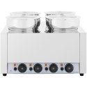 Bemar elektryczny podgrzewacz stacja do zupy fondue czekolady 2000 W 4 x 7 l Royal Catering