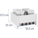 Bemar elektryczny podgrzewacz stacja do zupy fondue czekolady 2000 W 4 x 7 l Royal Catering