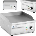 Grill elektryczny płyta grillowa gładka 35 x 38 cm 2000 W Royal Catering