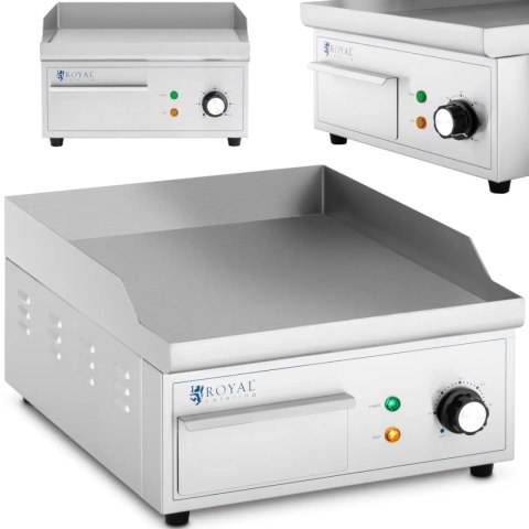 Grill elektryczny płyta grillowa gładka 35 x 38 cm 2000 W Royal Catering