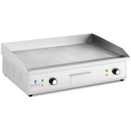 Grill elektryczny płyta grillowa ryflowana 700 x 400 mm 4400 W Royal Catering