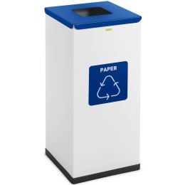 Kosz pojemnik stalowy do segregacji śmieci odpadów papieru 30.5x30.5x70cm 60L Ulsonix