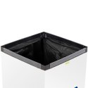Kosz pojemnik stalowy do segregacji śmieci odpadów papieru 30.5x30.5x70cm 60L Ulsonix