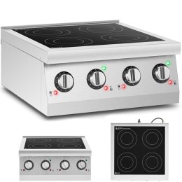 Kuchnia indukcyjna 4 palnikowa nastawna 6000 W Royal Catering