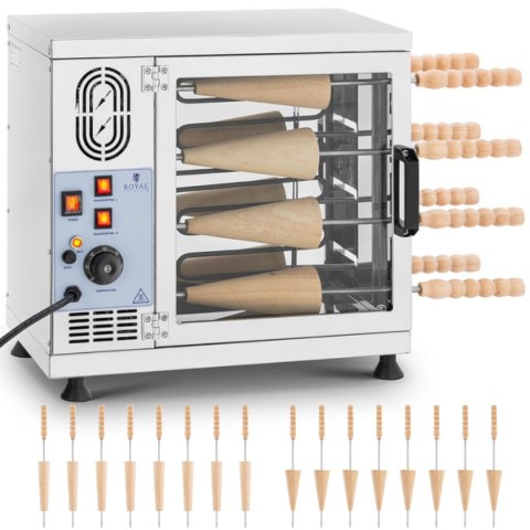 Piec maszyna do kołaczy węgierskich trdelnik kurtosz 300C 3500W 230V Royal Catering