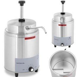 Podgrzewacz do sosów elektryczny z dyspenserem pompką 3.3 l 550 W Royal Catering