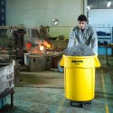 Pojemnik kubeł przemysłowy na odpady i do żywności BRUTE Round 121L - żółty Rubbermaid