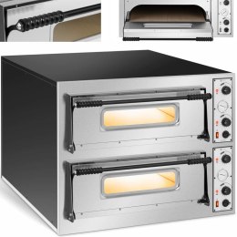 Profesjonalny piec do pizzy dwukomorowy na 12 pizz śr. 32 cm 14400 W Royal Catering