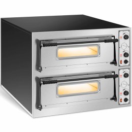 Profesjonalny piec do pizzy dwukomorowy na 12 pizz śr. 32 cm 14400 W Royal Catering