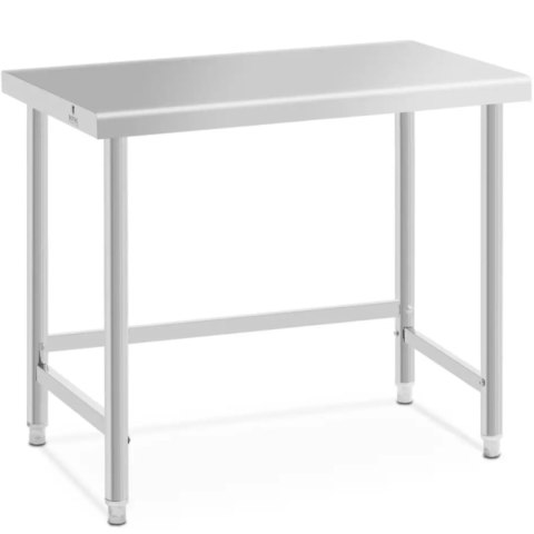 Stół blat roboczy centralny stalowy 100 x 60 cm do 90 kg Royal Catering